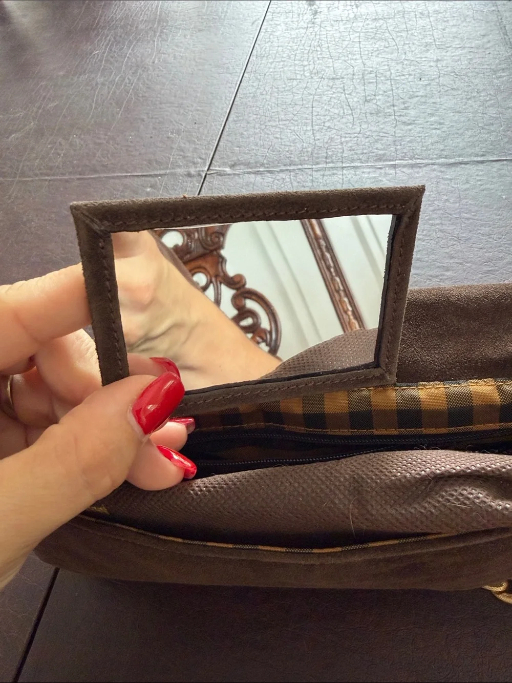 Eric Javits Leopard Print Faux Fur Clutch in Brown and Black NWOT